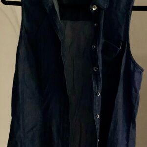 Guess Dark Denim Button-Up